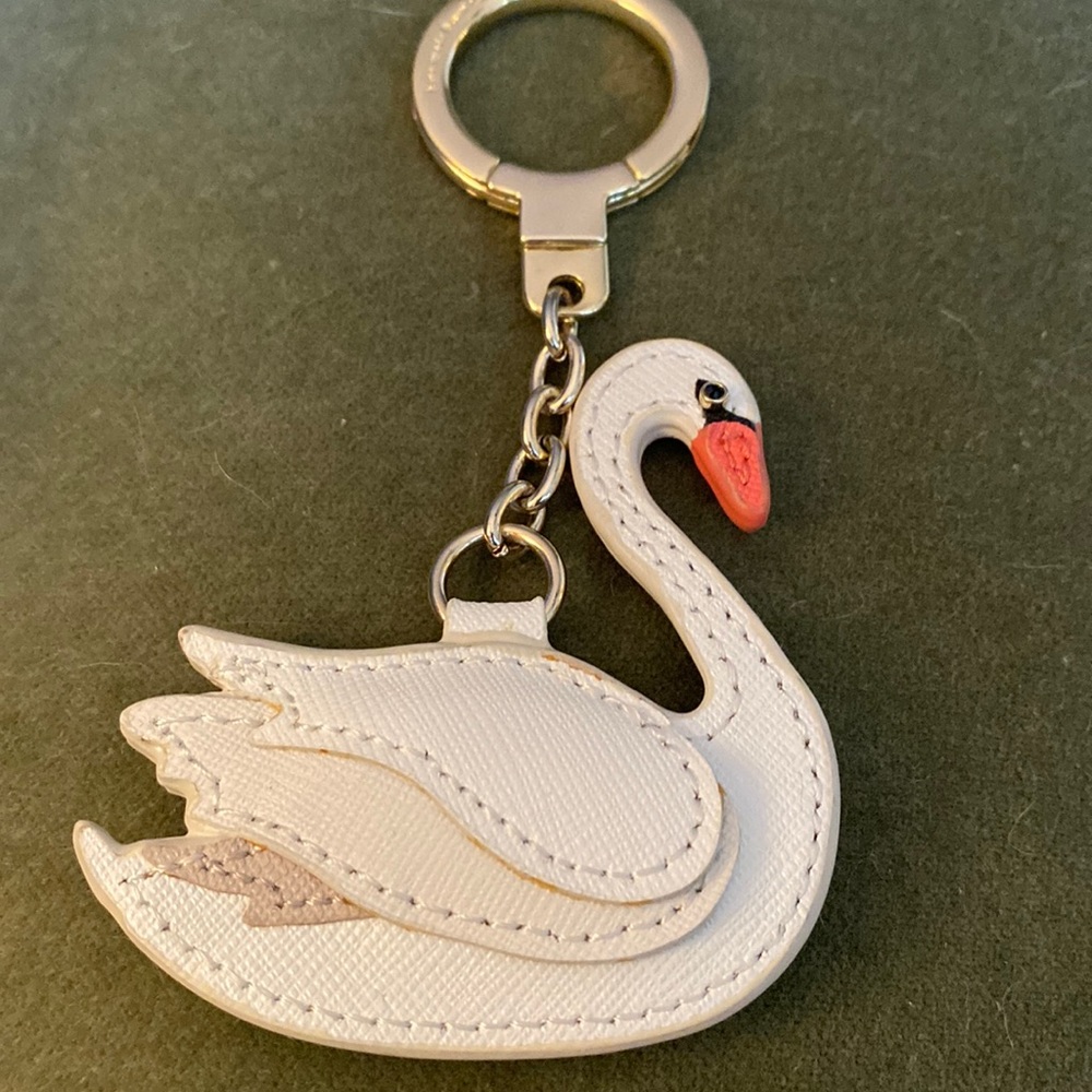Kate Spade “Swan Around” keychain